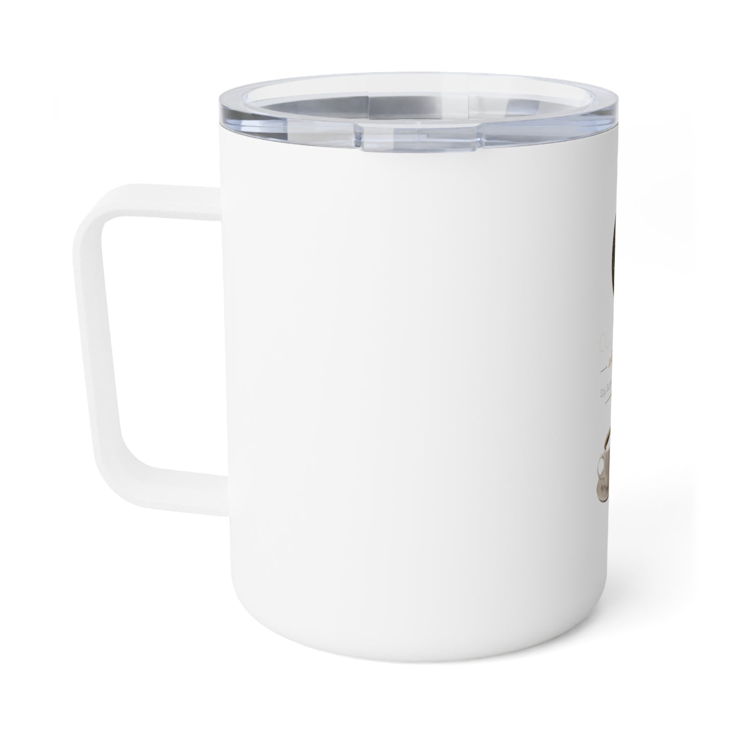 10oz Insulated Coffee Mug – Charity Coffee Design (‘With a Cause’)