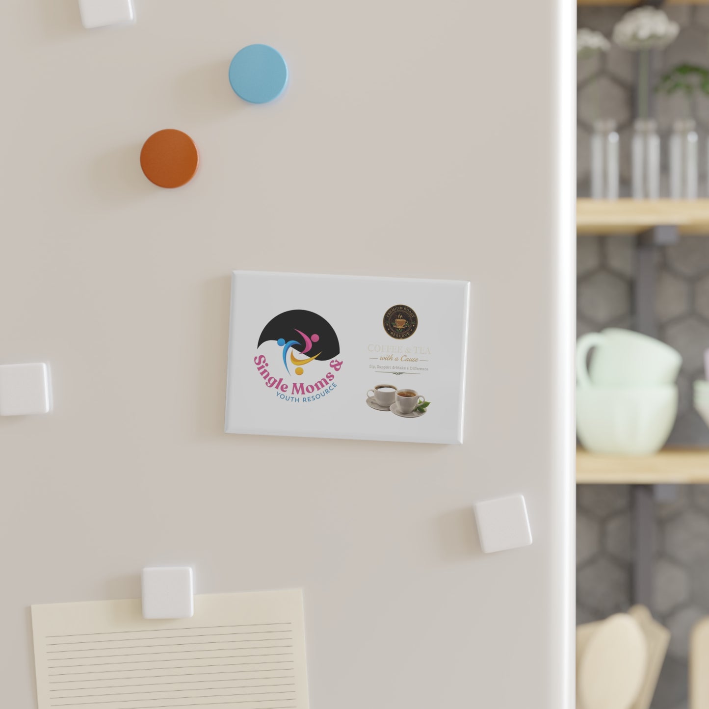 Rectangle Button Magnet — Custom Logo & Event Promotional Magnet