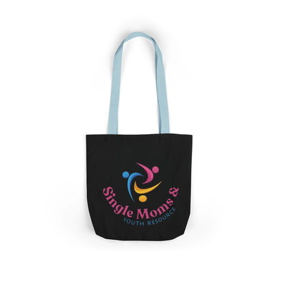 Canvas Tote Bag - "Single Moms & Youth Resources" Logo Eco Shopper