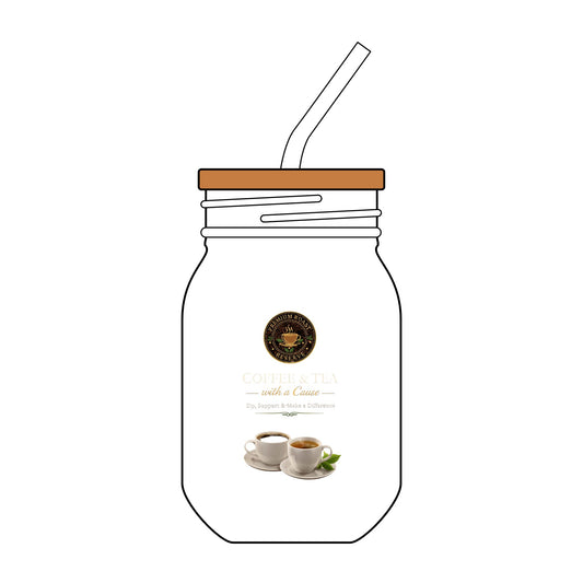 Sipper Glass with Straw, 16oz (Engraving)