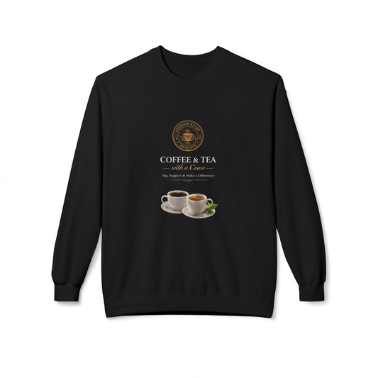 Coffee & Tea–Inspired Softstyle Fleece Crewneck