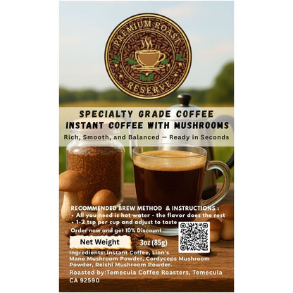 Instant Coffee with Mushrooms