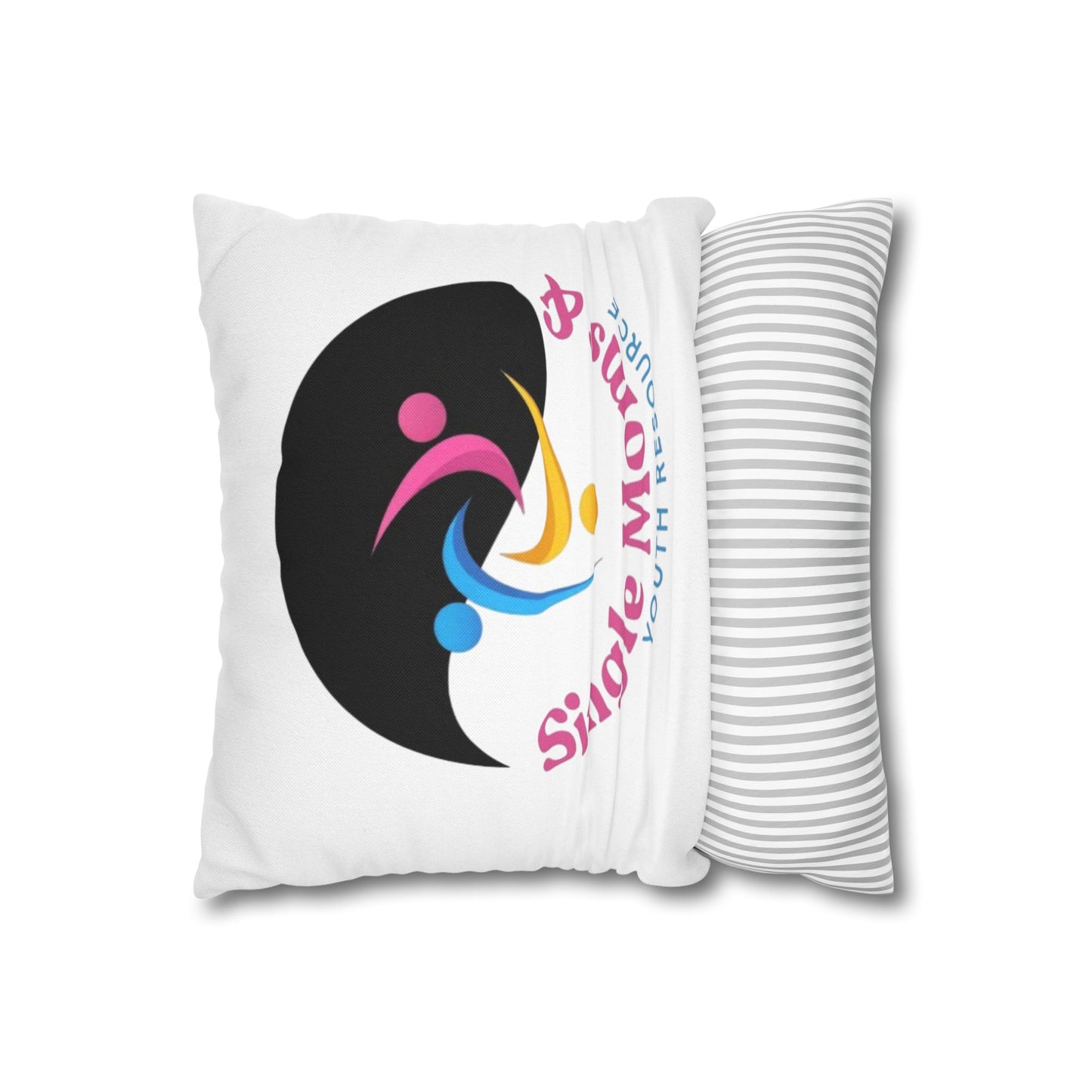 Spun Polyester Square Pillowcase