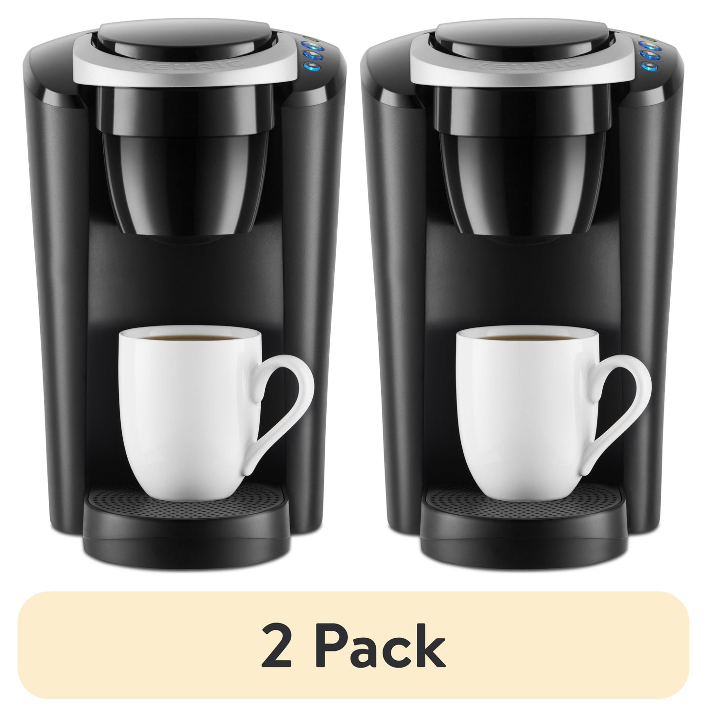 (2 Pack)  K-Compact Black Single-Serve K-Cup Pod Coffee Maker