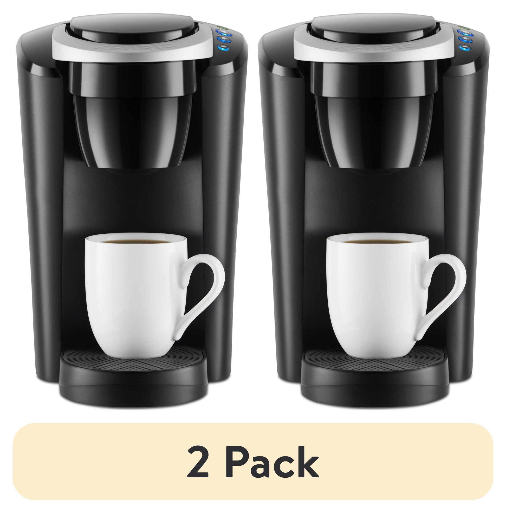 (2 Pack)  K-Compact Black Single-Serve K-Cup Pod Coffee Maker