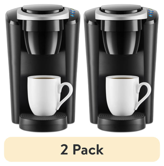 (2 Pack)  K-Compact Black Single-Serve K-Cup Pod Coffee Maker