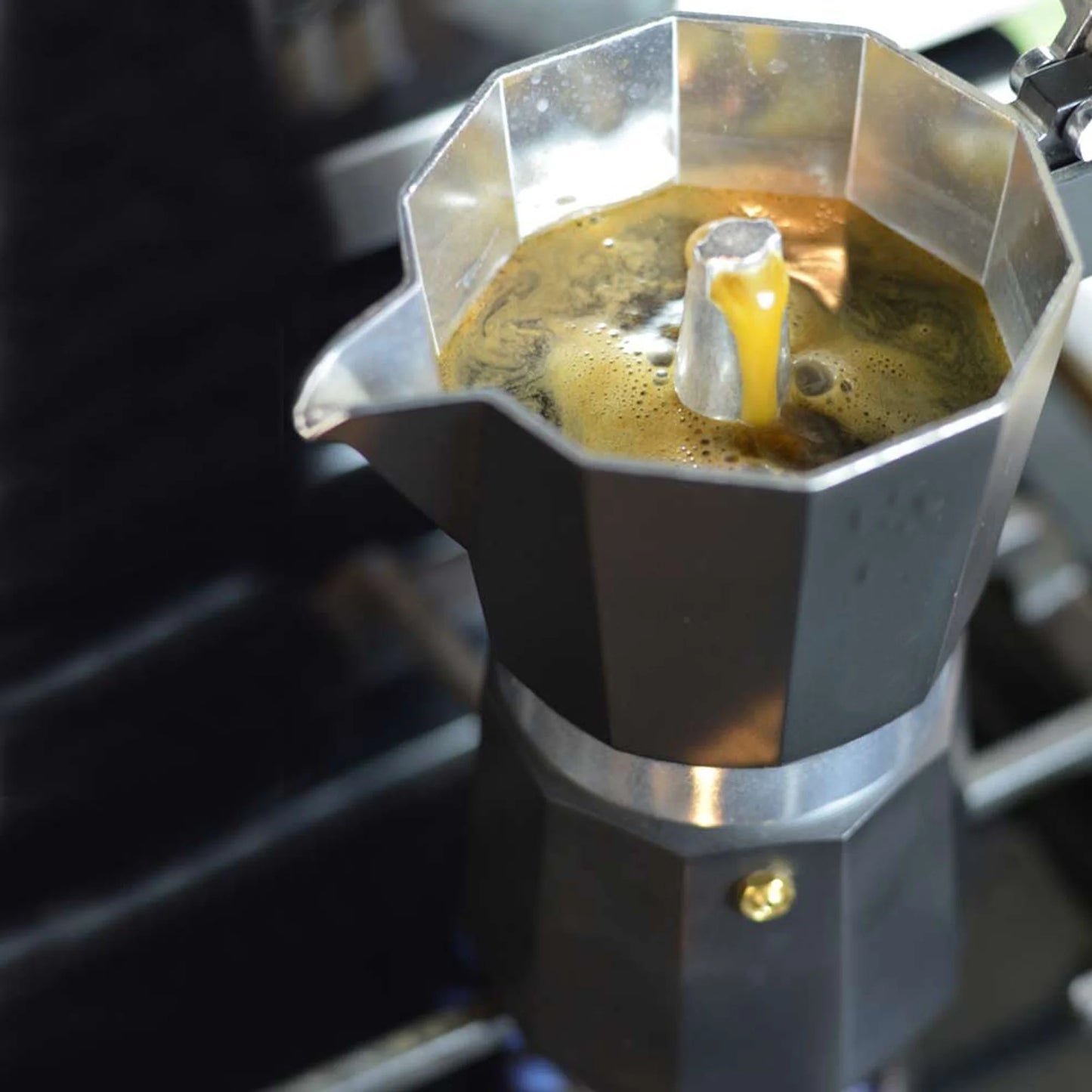 1 Cup Aluminum Espresso Maker, Stove Top Espresso Maker, Single Shot, Dishwasher Safe Espresso Maker with Side Pour Spout