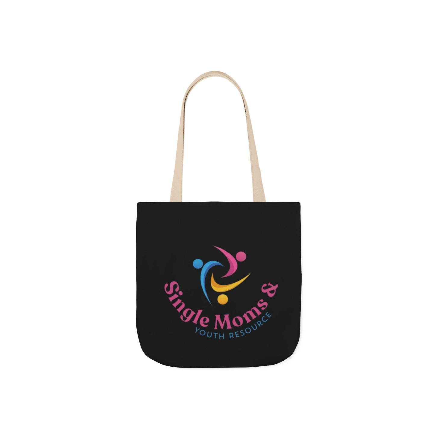 Canvas Tote Bag - "Single Moms & Youth Resources" Logo Eco Shopper
