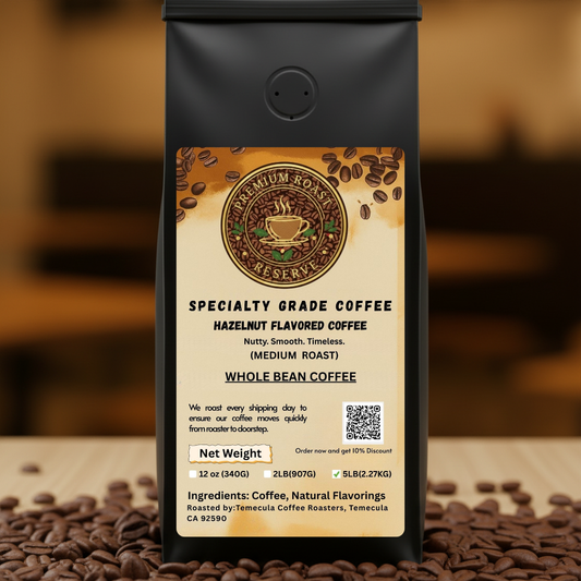 5 lbs - Hazelnut Flavored Coffee