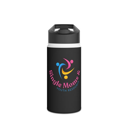 Single Moms Support Stainless Steel Water Bottle — Youth Resource Logo Insulated Bottle