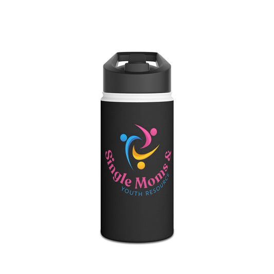 Single Moms Support Stainless Steel Water Bottle — Youth Resource Logo Insulated Bottle