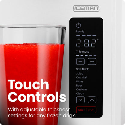 Slush-Ease 48 Oz. Slushy Maker with Customizable Thickness - Black, New