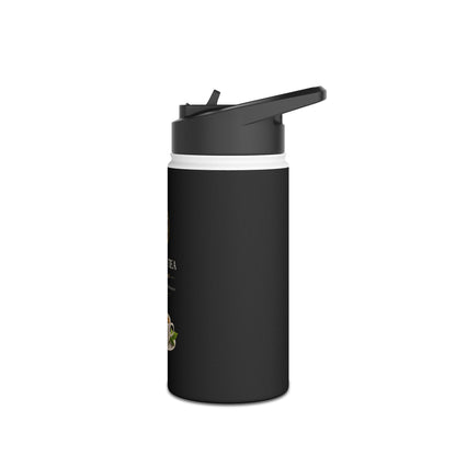 Coffee & Tea Stainless Steel Water Bottle — Insulated Travel Flask with 'Coffee & Tea with a Cause' Design