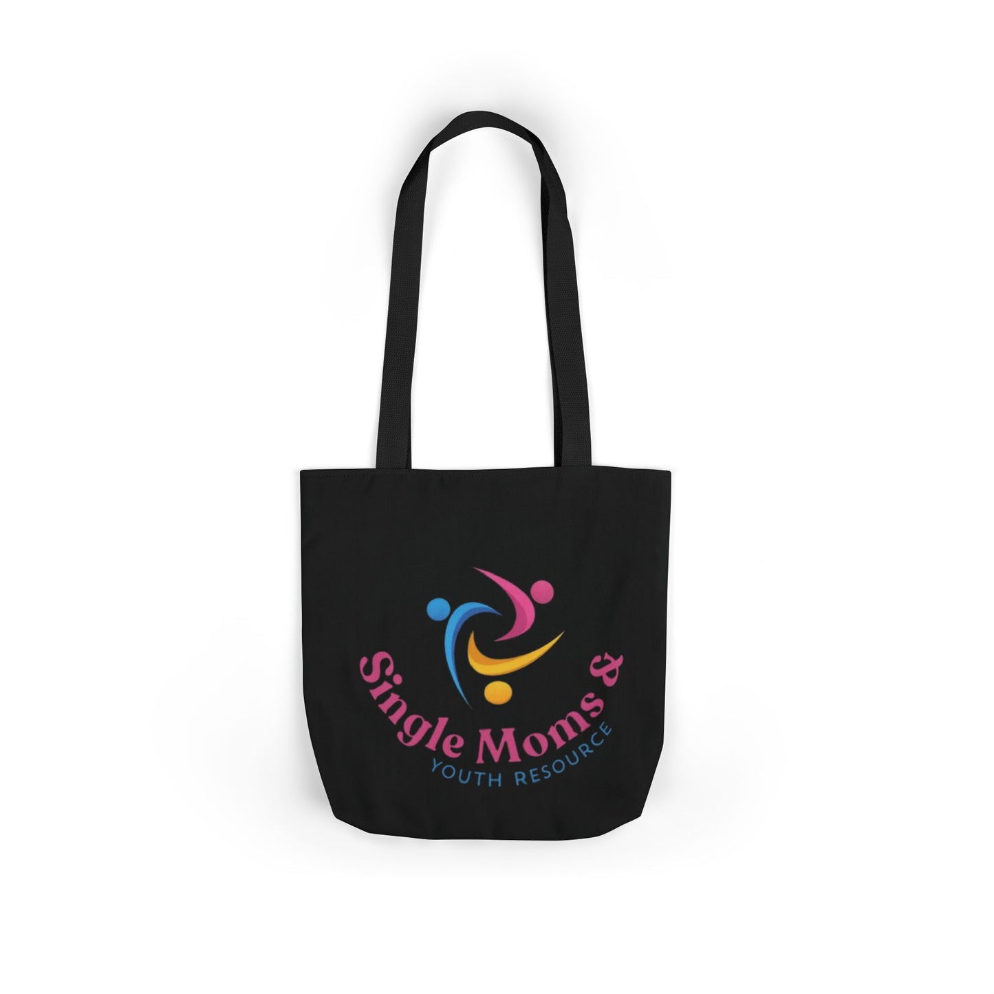 Canvas Tote Bag - "Single Moms & Youth Resources" Logo Eco Shopper