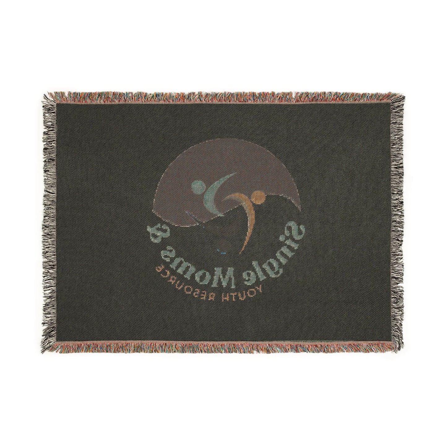 Single Moms & Youth Outreach Woven Blanket — Cozy Charity Throw