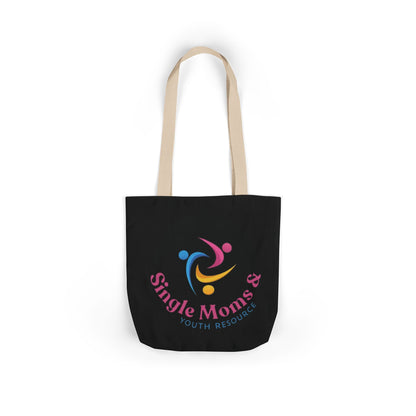 Canvas Tote Bag - "Single Moms & Youth Resources" Logo Eco Shopper