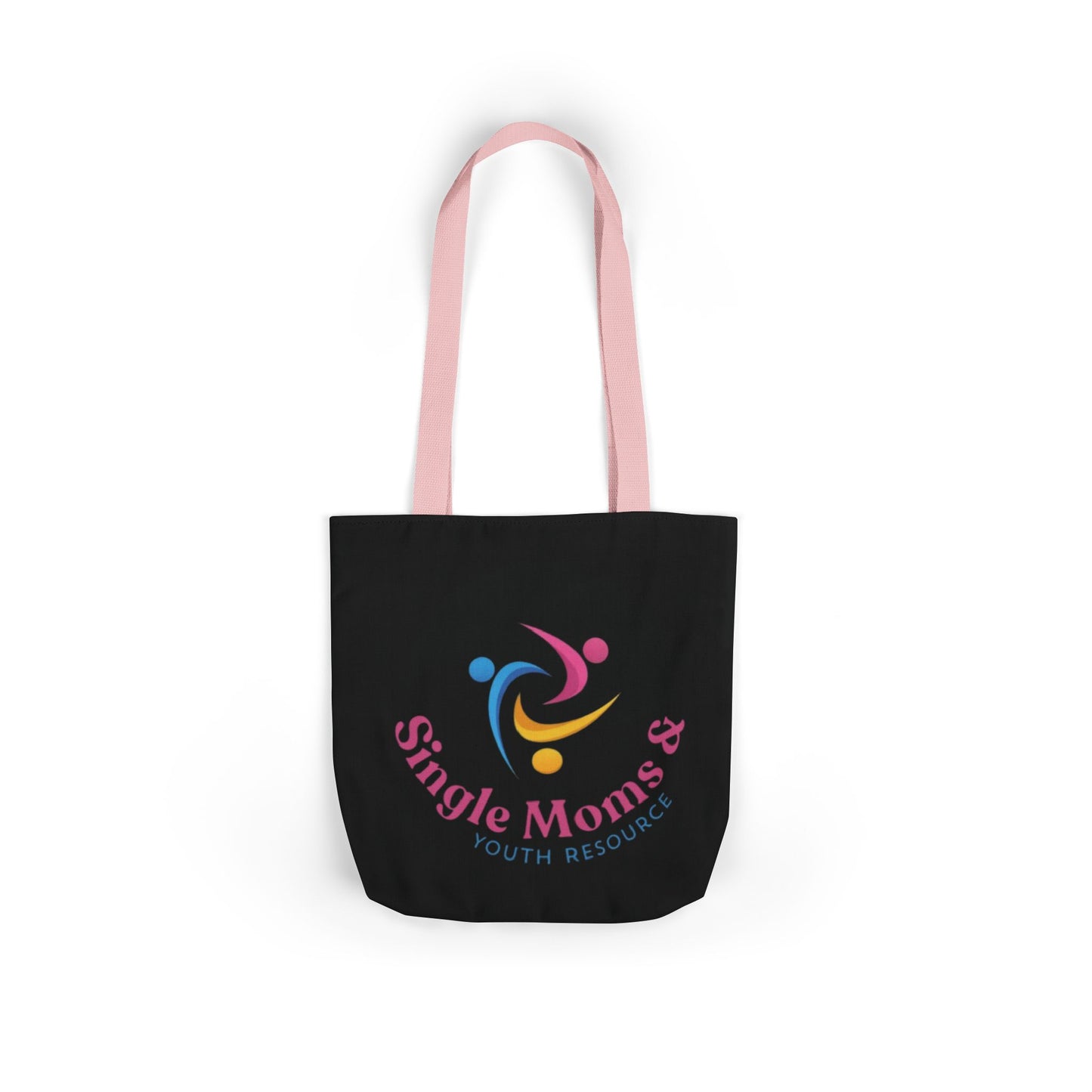 Canvas Tote Bag - "Single Moms & Youth Resources" Logo Eco Shopper