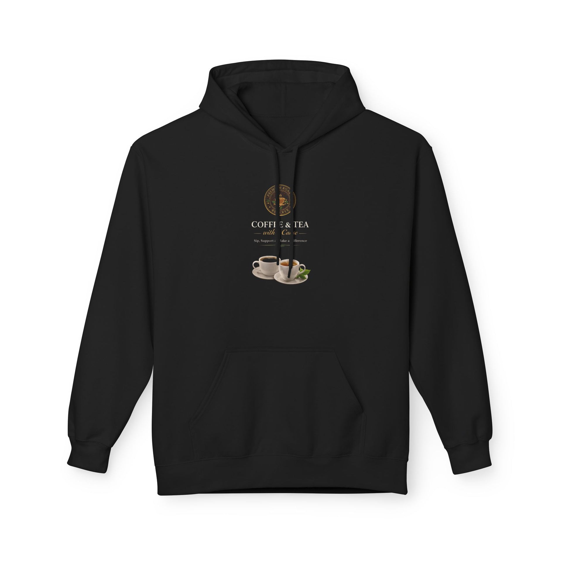 Coffee Tea Lovers Hoodie — 'Coffee & Tea' Mug Cozy Casual Pullover