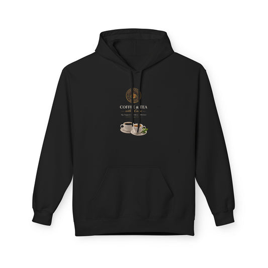 Coffee Tea Lovers Hoodie — 'Coffee & Tea' Mug Cozy Casual Pullover
