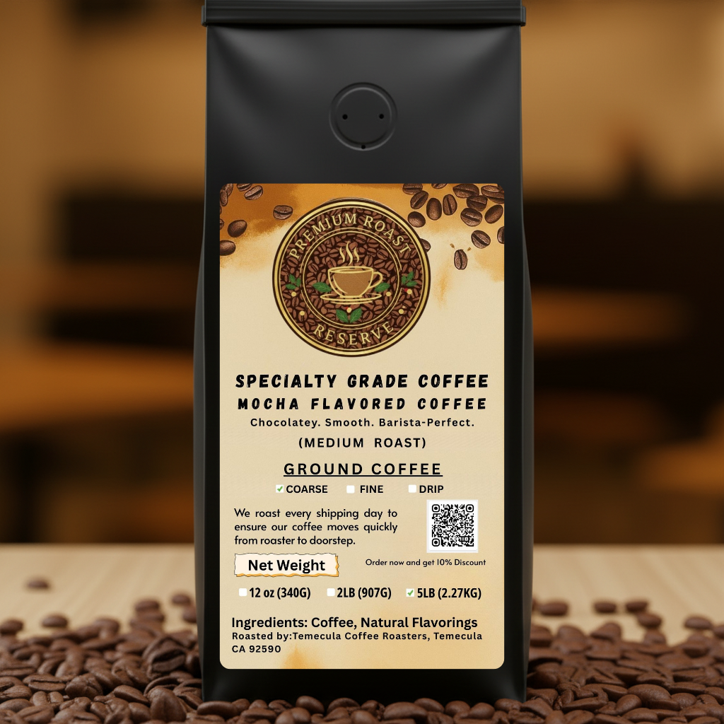 5 lbs - Mocha Flavored Coffee