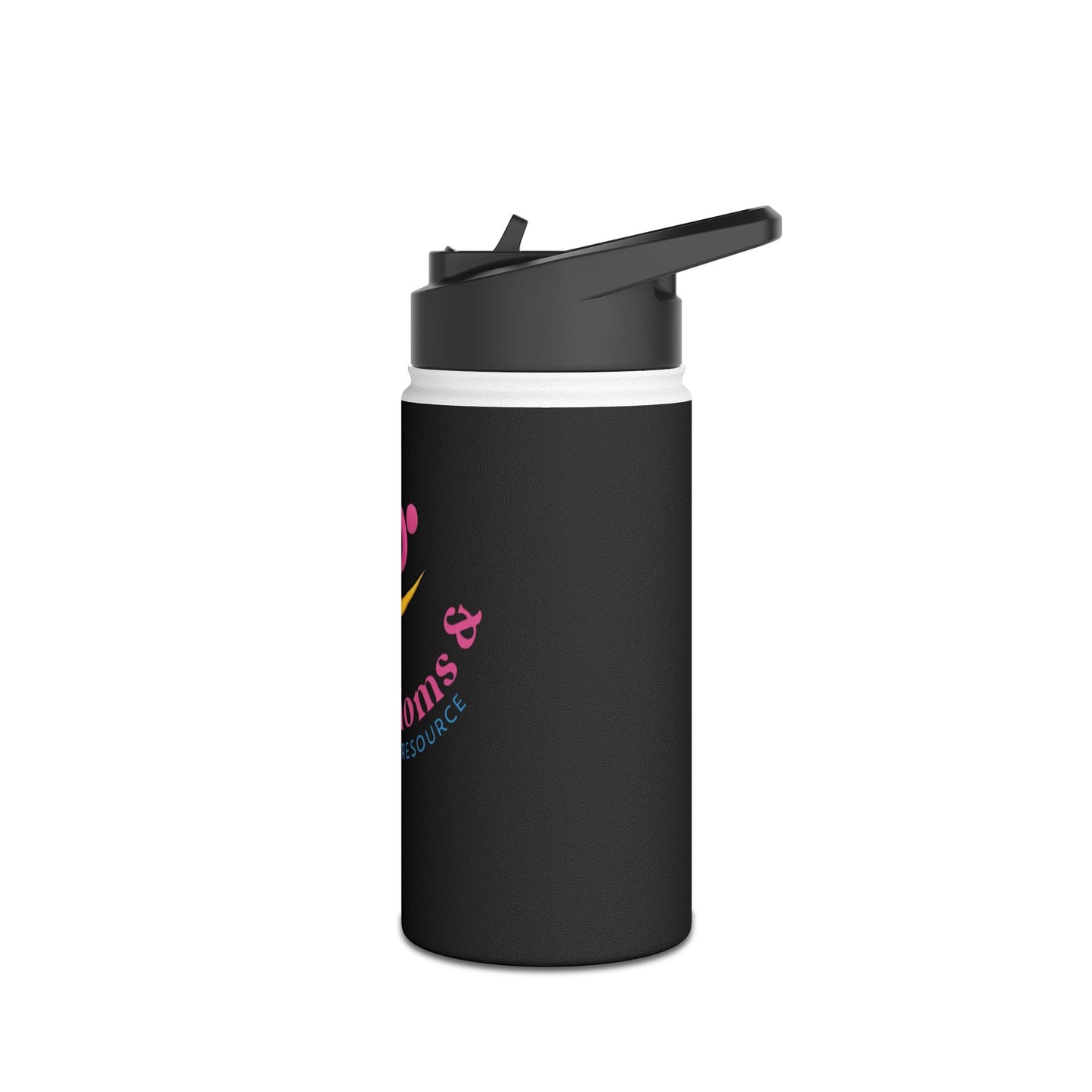 Single Moms Support Stainless Steel Water Bottle — Youth Resource Logo Insulated Bottle