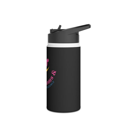 Single Moms Support Stainless Steel Water Bottle — Youth Resource Logo Insulated Bottle