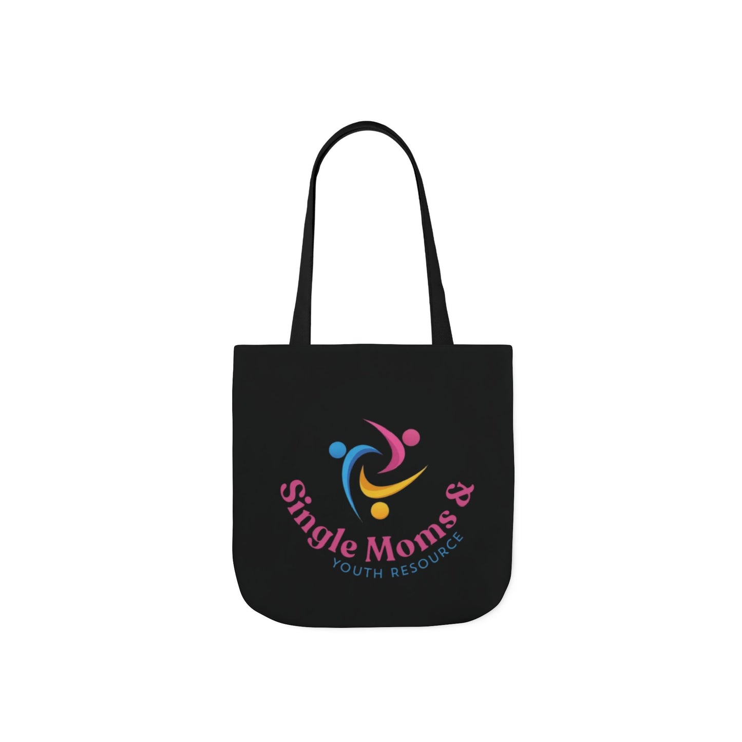 Canvas Tote Bag - "Single Moms & Youth Resources" Logo Eco Shopper
