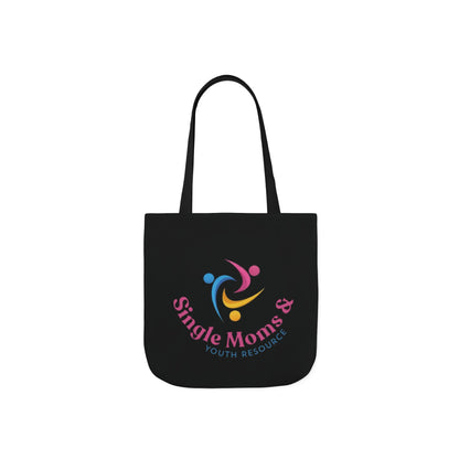 Canvas Tote Bag - "Single Moms & Youth Resources" Logo Eco Shopper