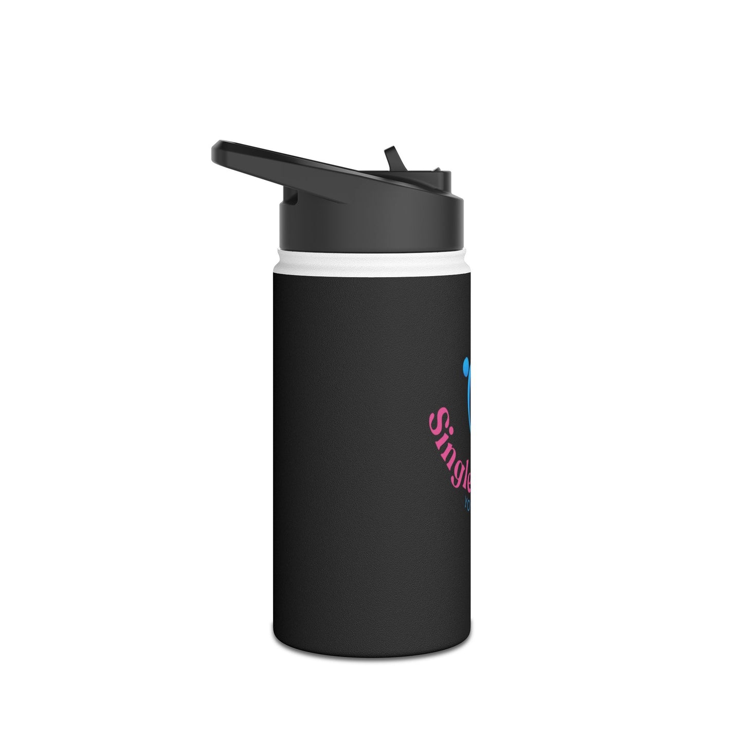 Single Moms Support Stainless Steel Water Bottle — Youth Resource Logo Insulated Bottle