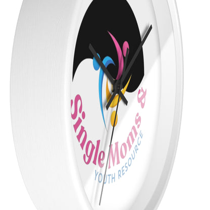 Minimal Logo Wall Clock — Simple Moves Youth Resource Center Branded Clock