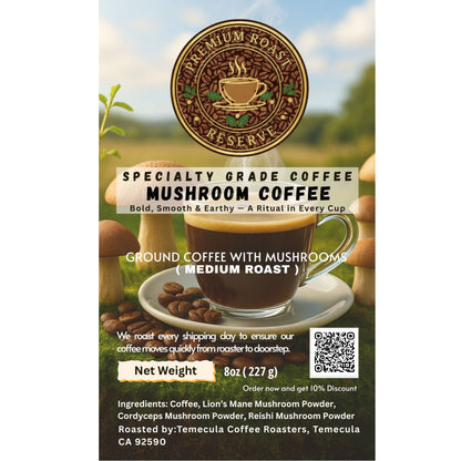 Mushroom Coffee (Medium Roast)