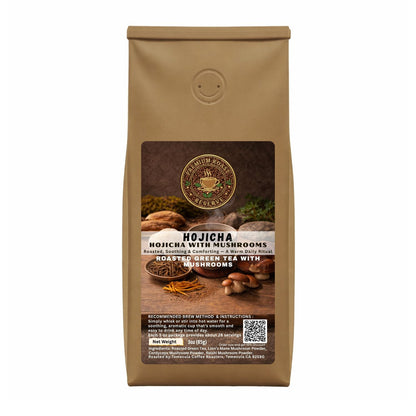 Hōjicha Powder with Mushrooms