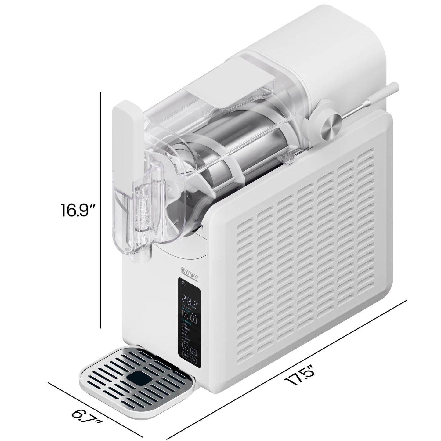 Slush-Ease 48 Oz. Slushy Maker with Customizable Thickness - Black, New