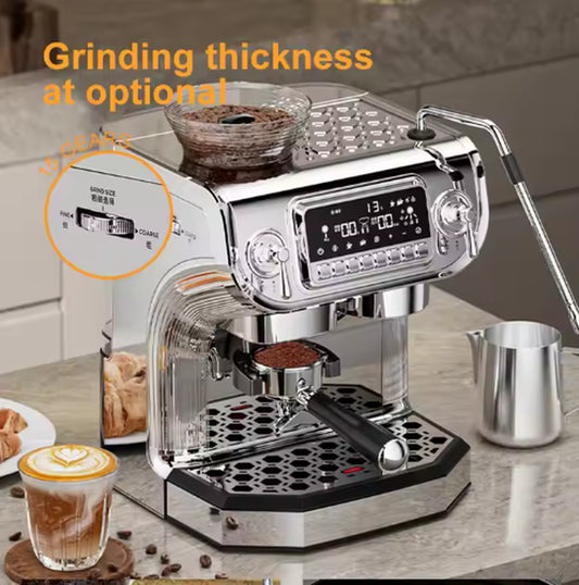 Cappuccino Express Espresso Coffee Machine with Steam Wand