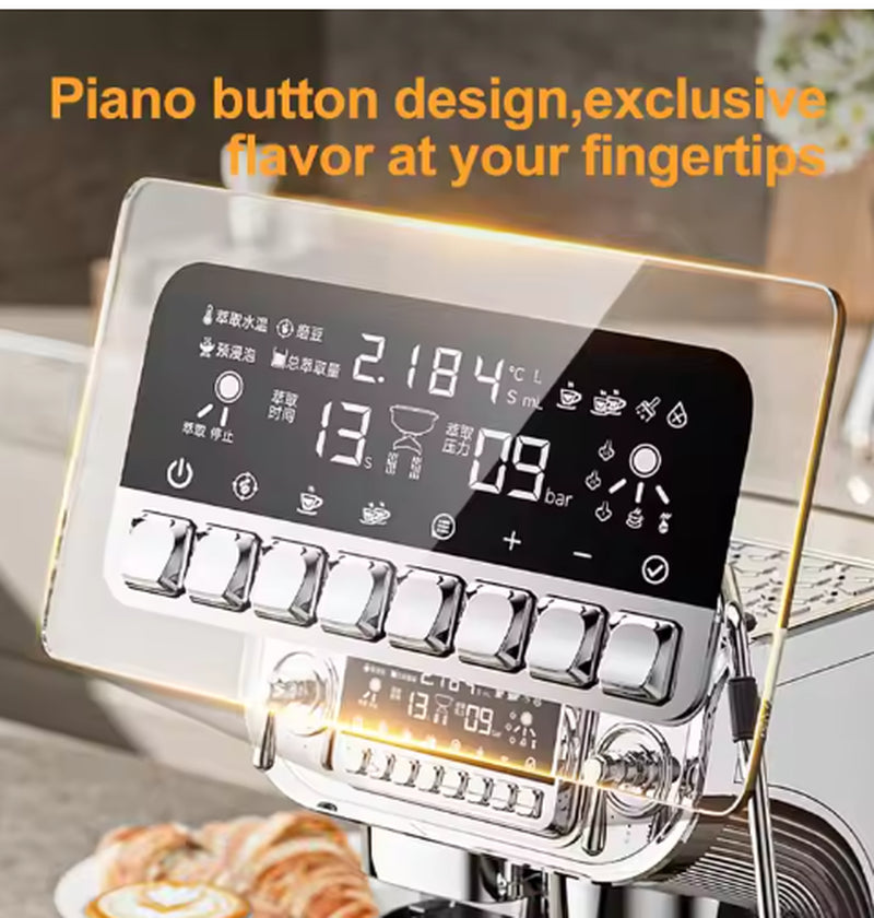 Cappuccino Express Espresso Coffee Machine with Steam Wand