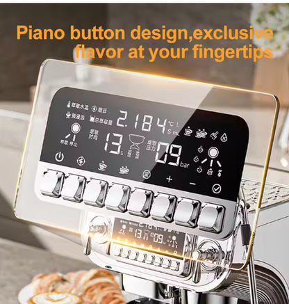 Cappuccino Express Espresso Coffee Machine with Steam Wand